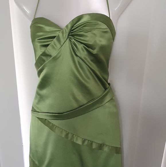 Beautiful green evening dress, George size 10 - Picture 3 of 5